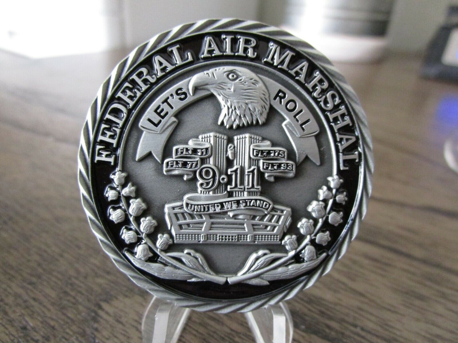 Federal Air Marshal Service FAM FAMS 9/11 20 Years Remembrance Challenge Coin