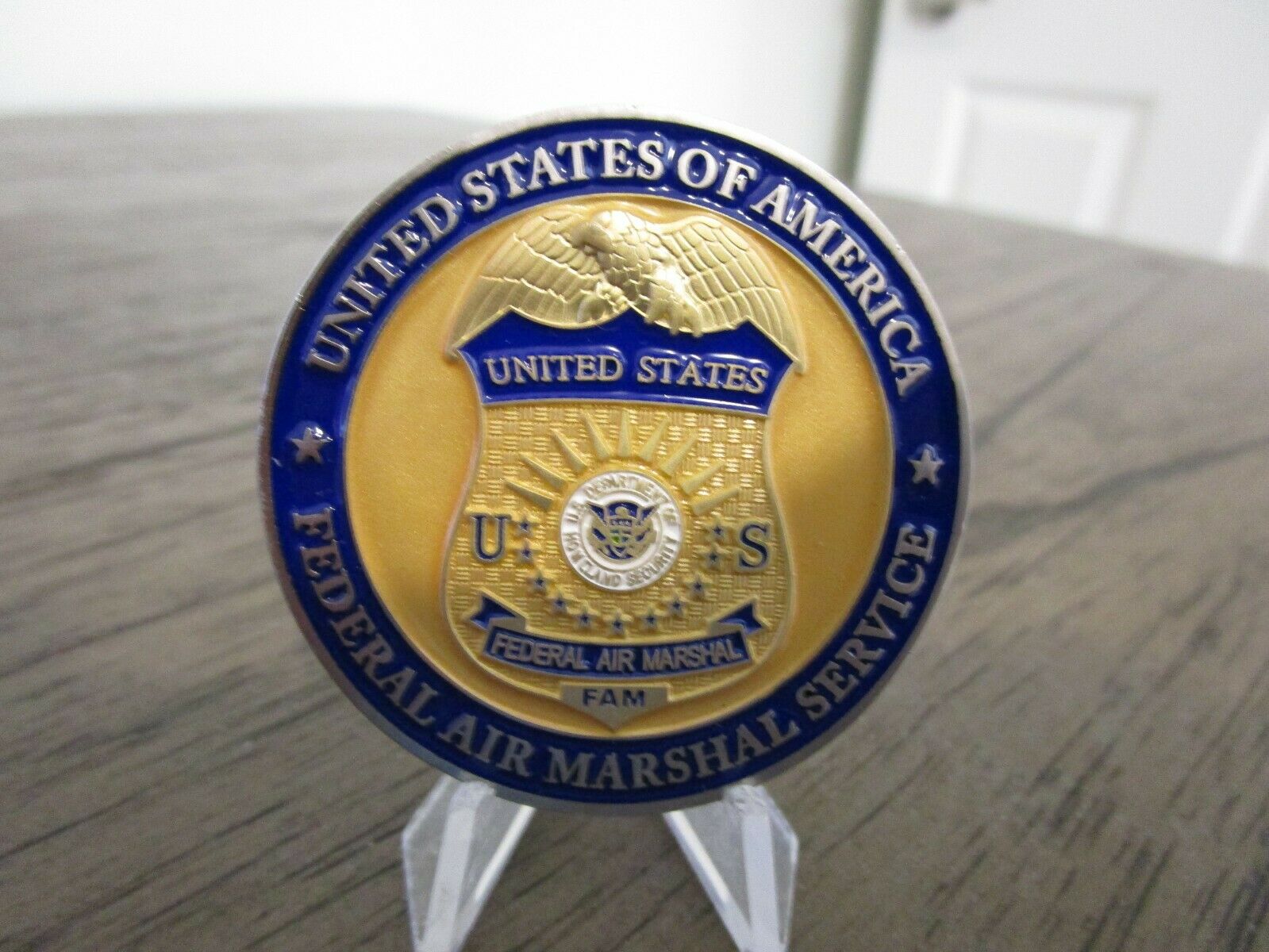 Federal Air Marshal Service FAMS FAM Virus Covid Pandemic Challenge Coin