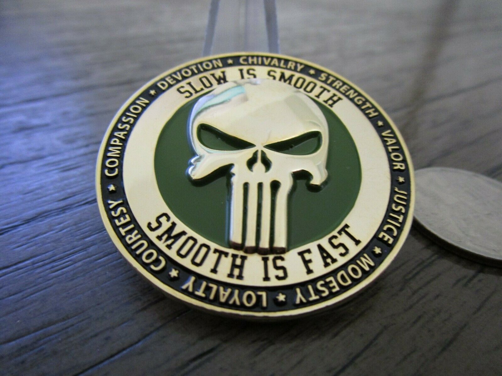 Central New Hampshire Police Special Operations Unit Punisher Challenge Coin