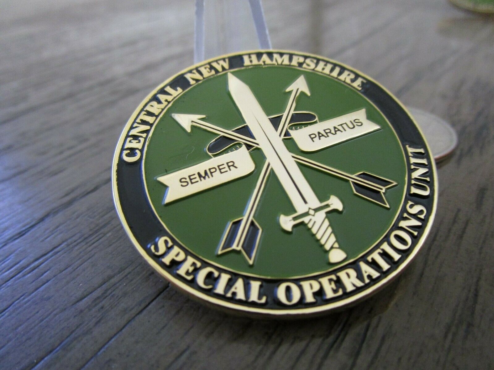 Central New Hampshire Police Special Operations Unit Punisher Challenge Coin