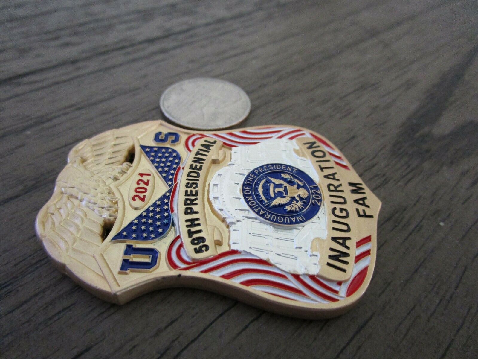 2021 Federal Air Marshal FAM 59th Presidential Inauguration BIDEN Challenge Coin