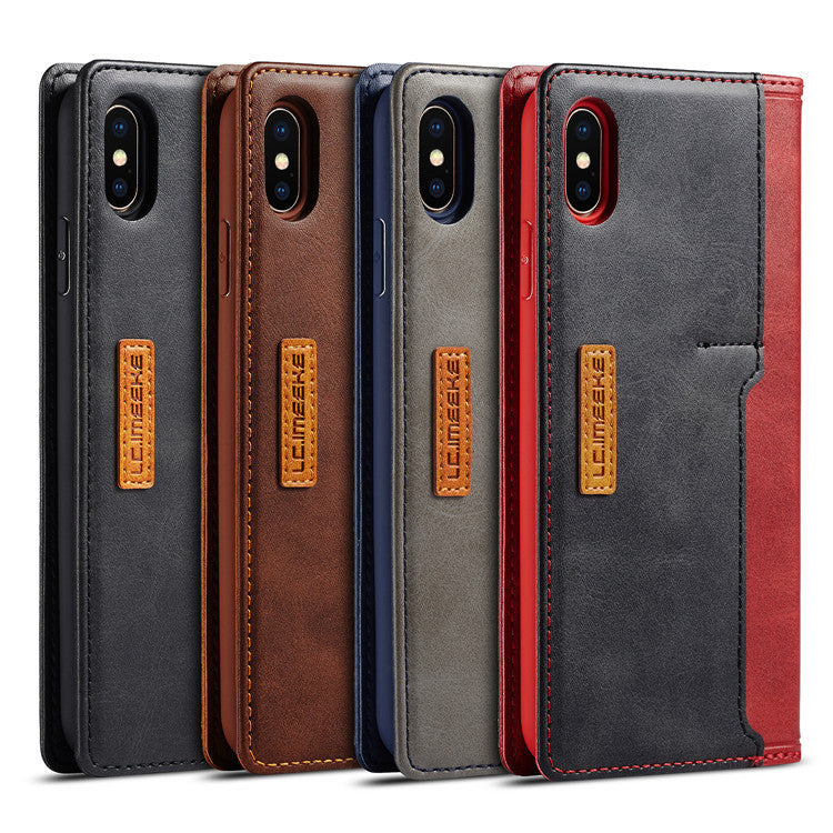 Wallet Leather Case Creative Retro Card Protective Case For iPhone 11