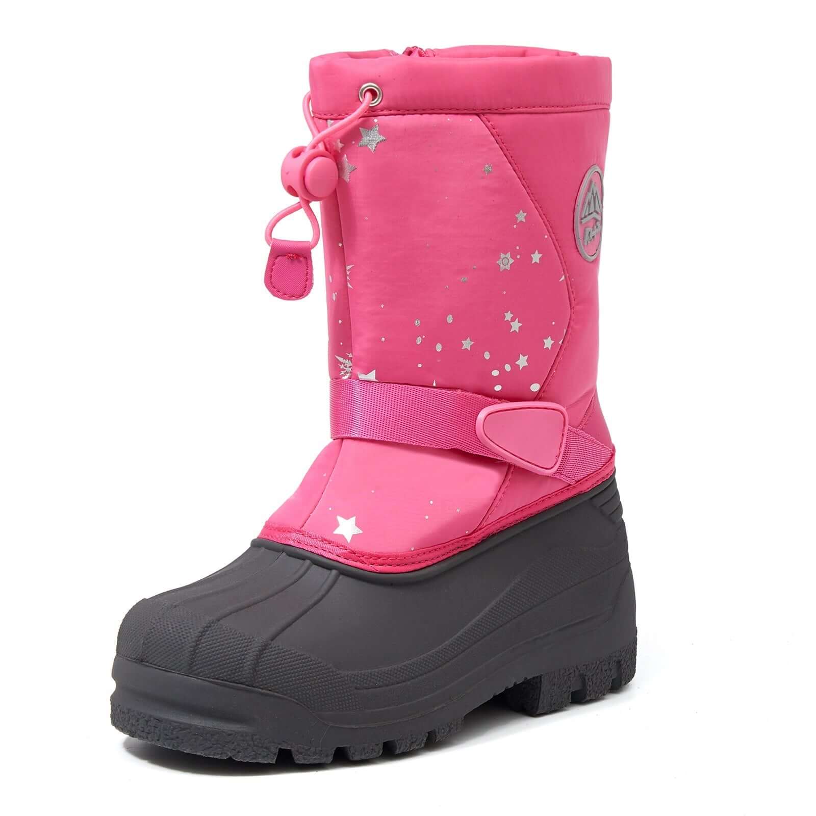 Pink Warm Waterproof Non-slip Snow Boots