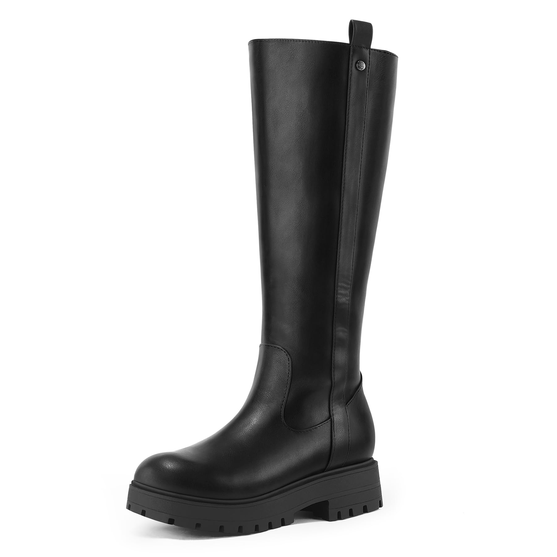 Side Zipper Knee High Riding Boots