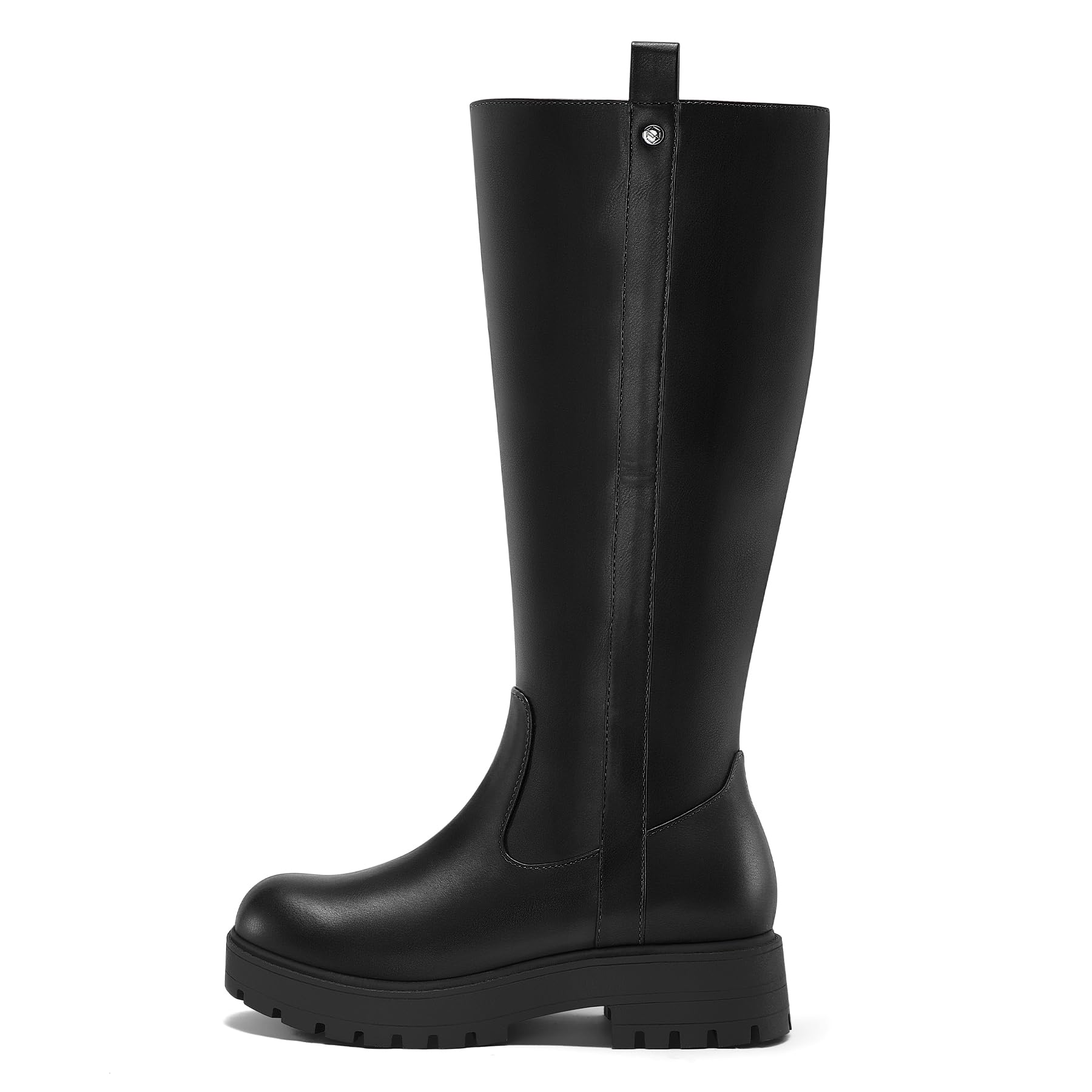 Side Zipper Knee High Riding Boots