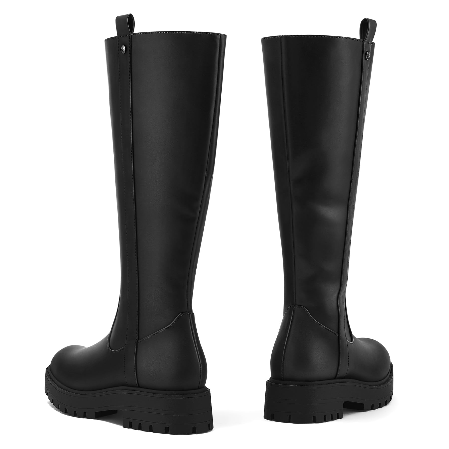 Side Zipper Knee High Riding Boots