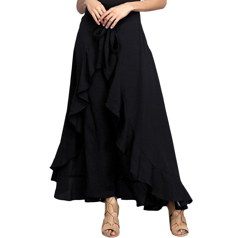 Palazzo Overlay Pant Skirts