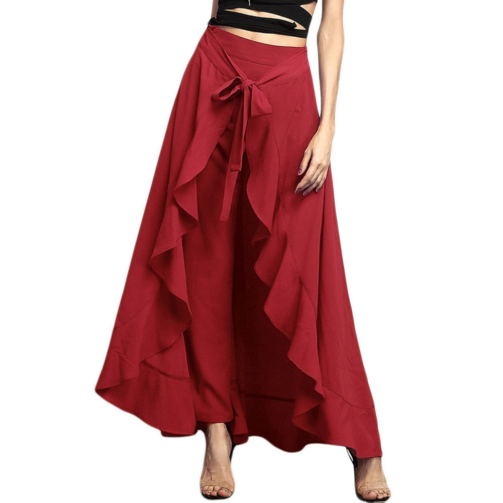 Palazzo Overlay Pant Skirts