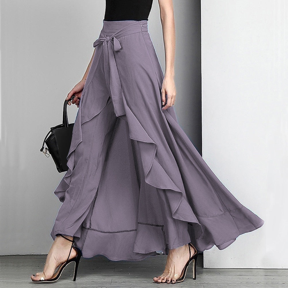 Palazzo Overlay Pant Skirts