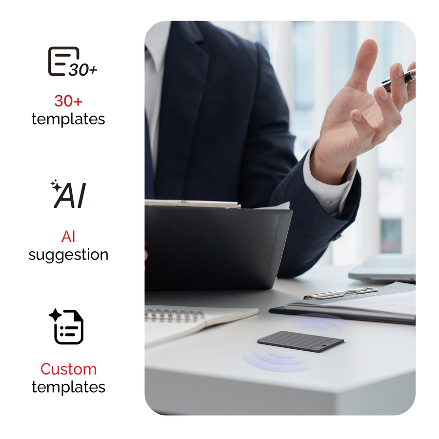 PLAUD NOTE &amp; AI Jaarlijks Pro Plan
