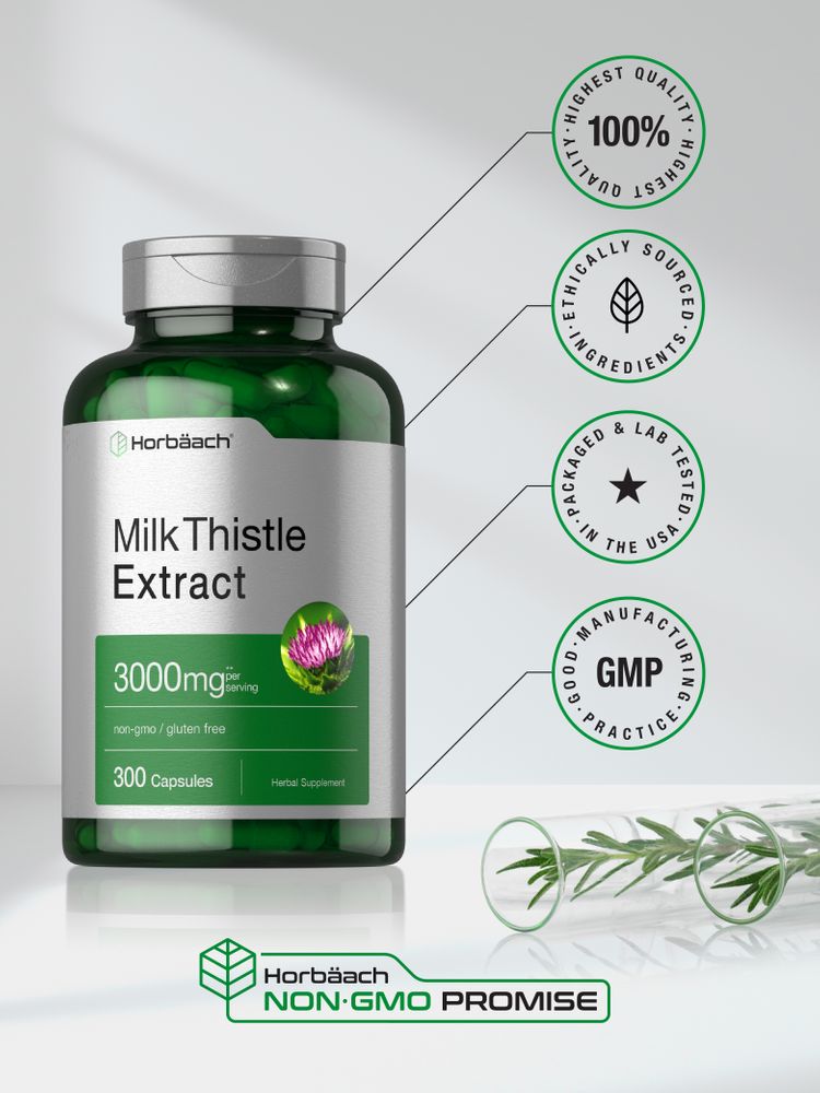 Milk Thistle Extract 3000mg | 300 Capsules