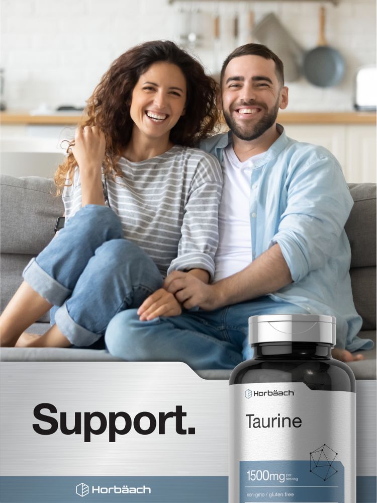 Taurine 1500mg | 180 Capsules