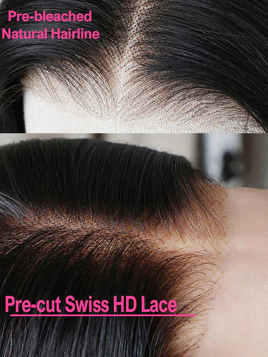 Wear & Go 13x4 Glueless HD Lace Frontal Kinky Curly Wig | Pre-bleached Knots