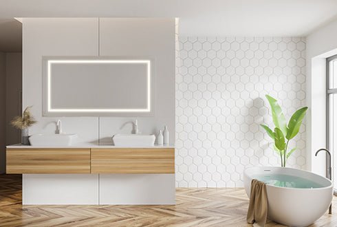 EMKE LED Spiegel für kleine Badezimmer