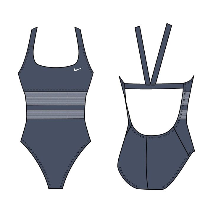 Nike Mesh V-Back One Piece