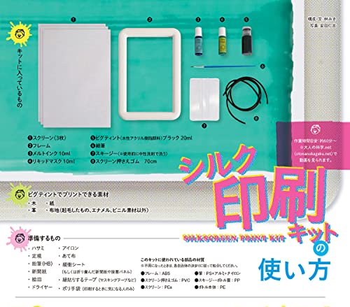 Adult Science Magazine Silk Printing Kit: Make your own printing plates and print at home!