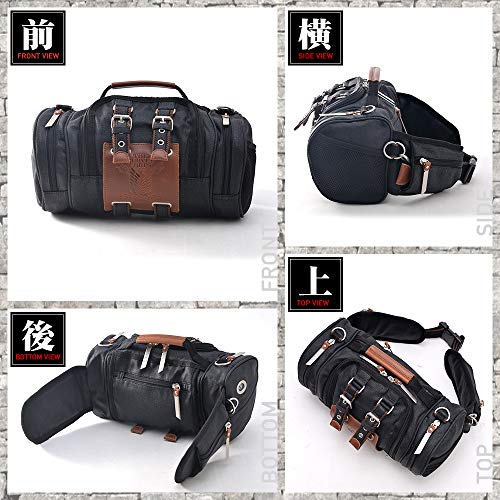 Attack on Titan Backpack 3D Maneuver Gear Pouch 4way Bag Black