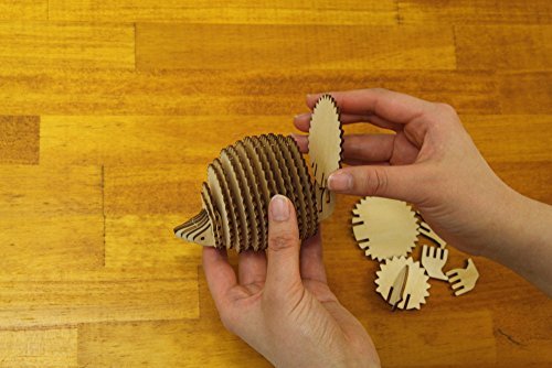 Azone ki-gu-mi Wooden Art 3D Puzzle Model Kit Dachshund