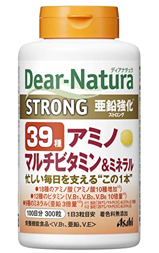 Dear Natura strong39 12 Vitamin 18 amino acid 9 mineral 100 day 300tb supplement