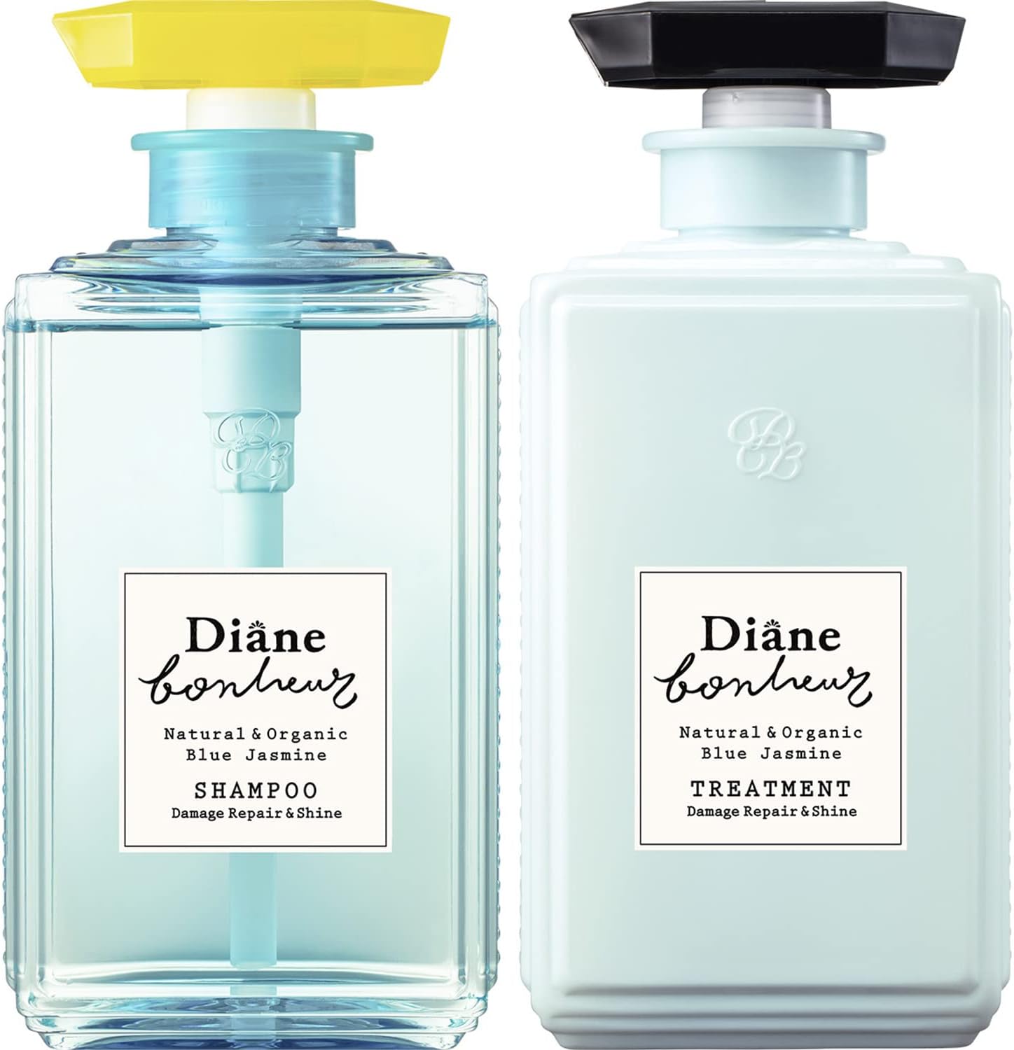 Diane Shampoo & Treatment Set Blue Jasmine Fragrance Shine Diane Bonheur 500ml