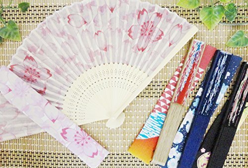 Japanese Traditional Fan SENSU Neko Cat L:210mm Pattern K-109