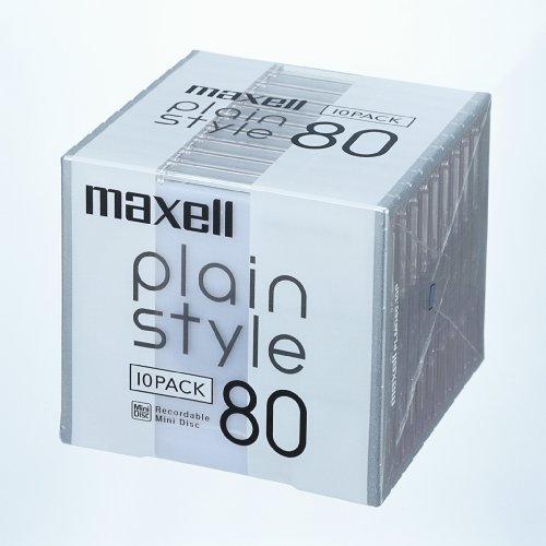 maxell MD disc 80min plain style series 10pcs