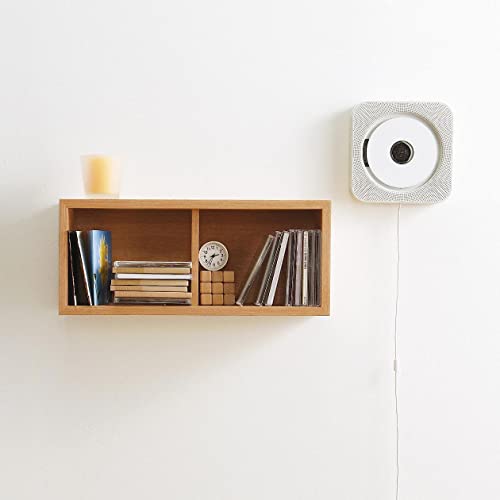 MUJI CD Player Wall CPD-4 Mounted Radio Audio FM White Remote Control Mountable