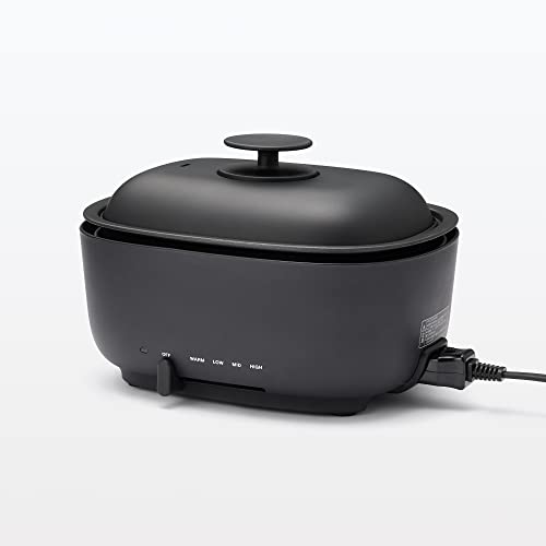 MUJI JAPAN Deep Grill Pot MJ-HPFK1 2021AW model Black 100V