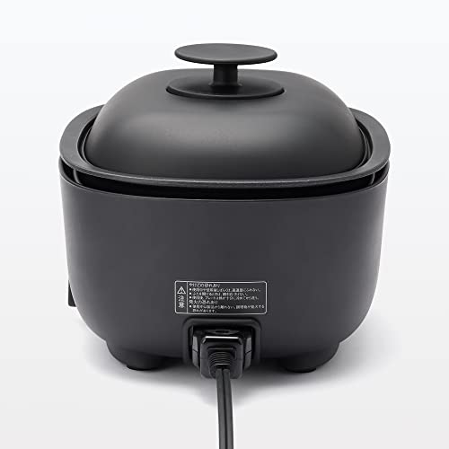 MUJI JAPAN Deep Grill Pot MJ-HPFK1 2021AW model Black 100V