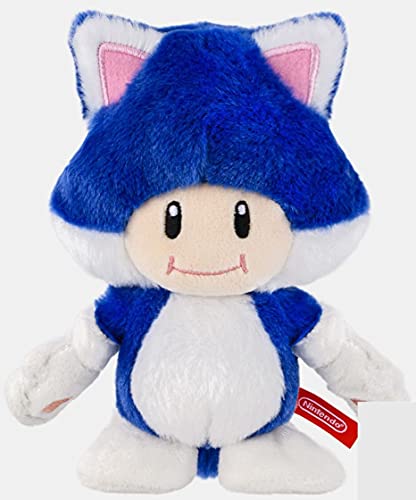 Nintendo Super Mario Mascot Neko (Cat) Kinopio Ball Chain Plush Toy