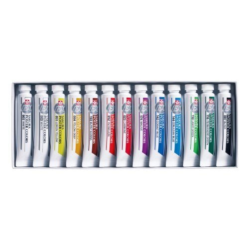 Sakura Craypas Paints Poster Color EX 12 colors  13 (2 white)  PEW13