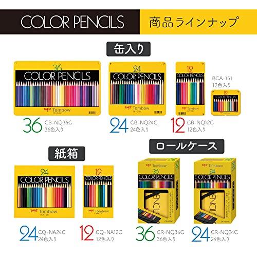 Tombow Pencil Colored Pencils NQ 36 Colors CB-NQ36C