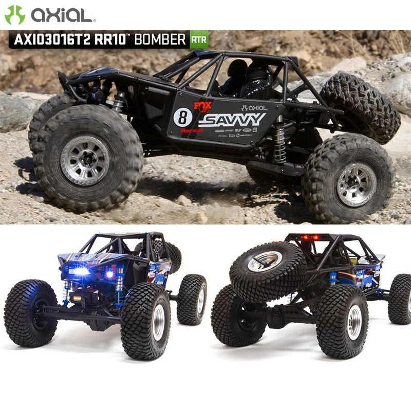 Axial RR10 4WD RTR 2.0 Ghost Pipe Frame RC Off-Road Crawler