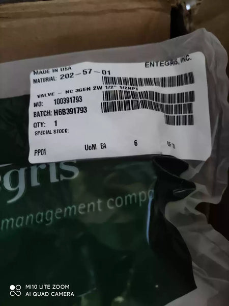 Entegris Pneumatic Diaphragm Valve 202-57-01