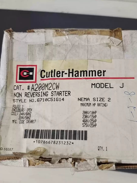 Cutler-Hammer Circuit Breaker A200M2CW 6710C51G14