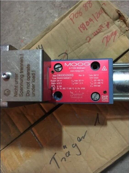 Moog proportional valve D633D2505B Type R04KD1M0NSY2