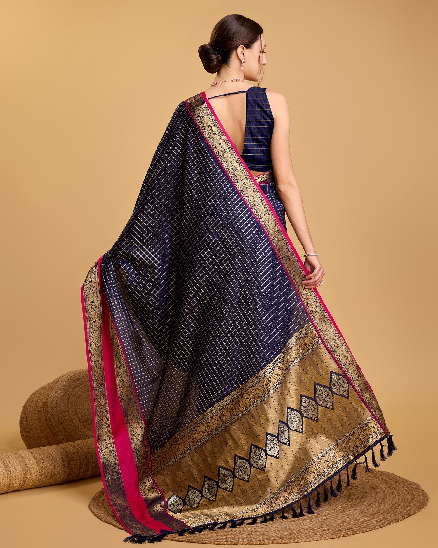 Women Party Wear Premium Banarasi Silk Saree with Un Stitched Blouse