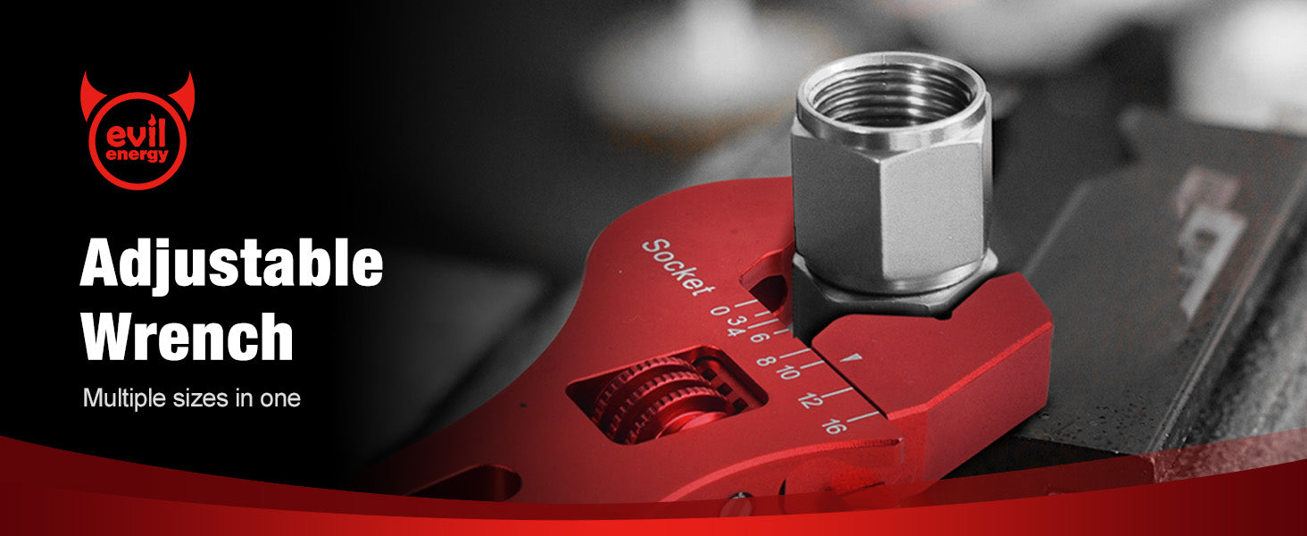 EVIL ENERGY AN adjustable wrench