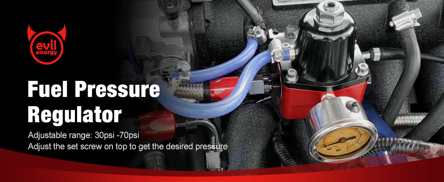 EVIL ENERGY Fuel Pressure Regulator Kit EFI EVILENERGY