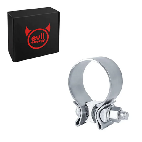 EVIL ENERGY NARROW BAND EXHAUST CLAMP MUFFLER CLAMP STAINLESS STEEL（1.75/2.0/2.25/2.5/3.0 INCH ）