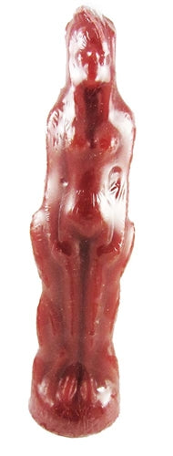 Red Female Image Candle