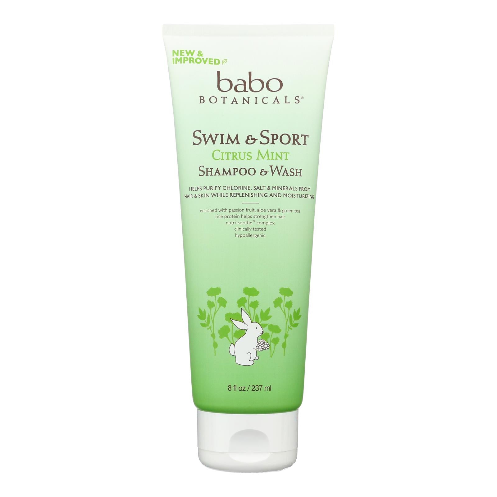 Babo Botanicals - Shamp&wash Swim & Sport - 1 Each 1-8 Fz