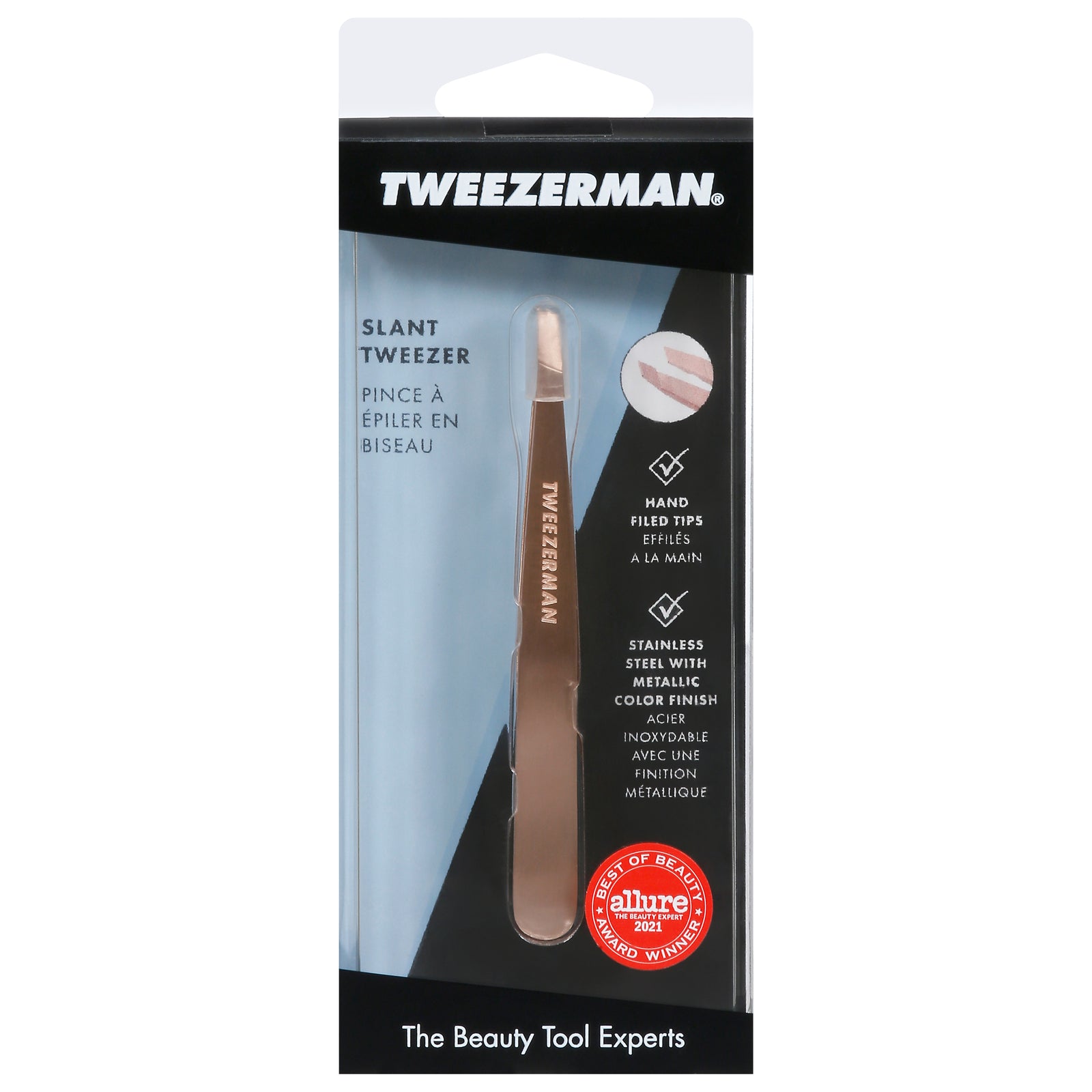 Tweezerman - Slant Tweezer Rose Gold - 1 Each-1 Ea