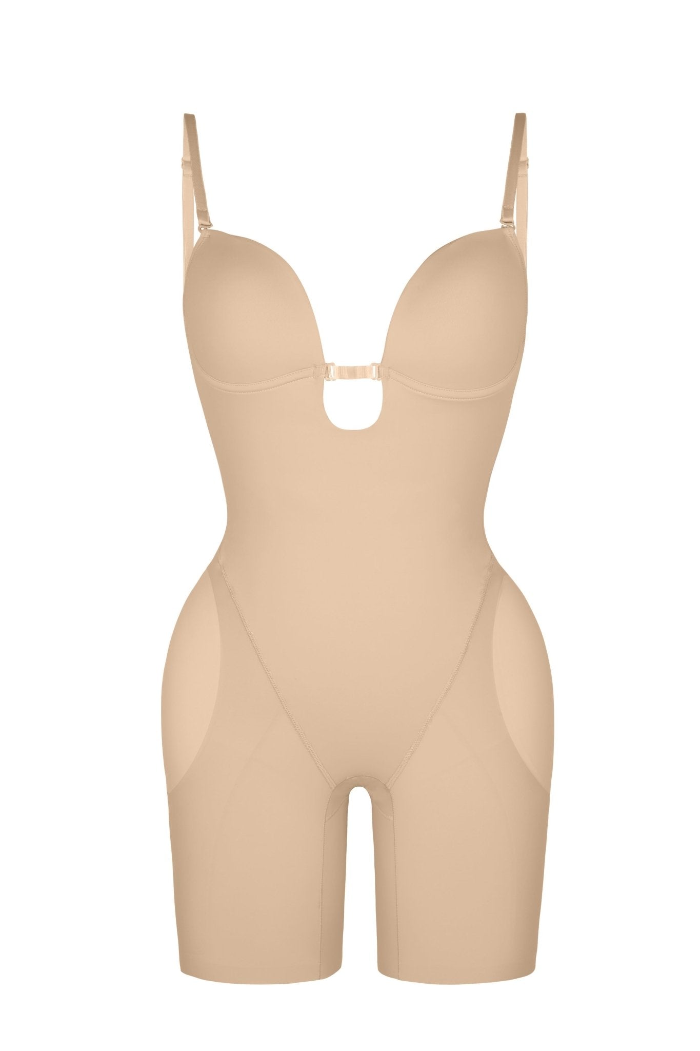 Nadia - Bodyshaper with Low Back and Removable Pads