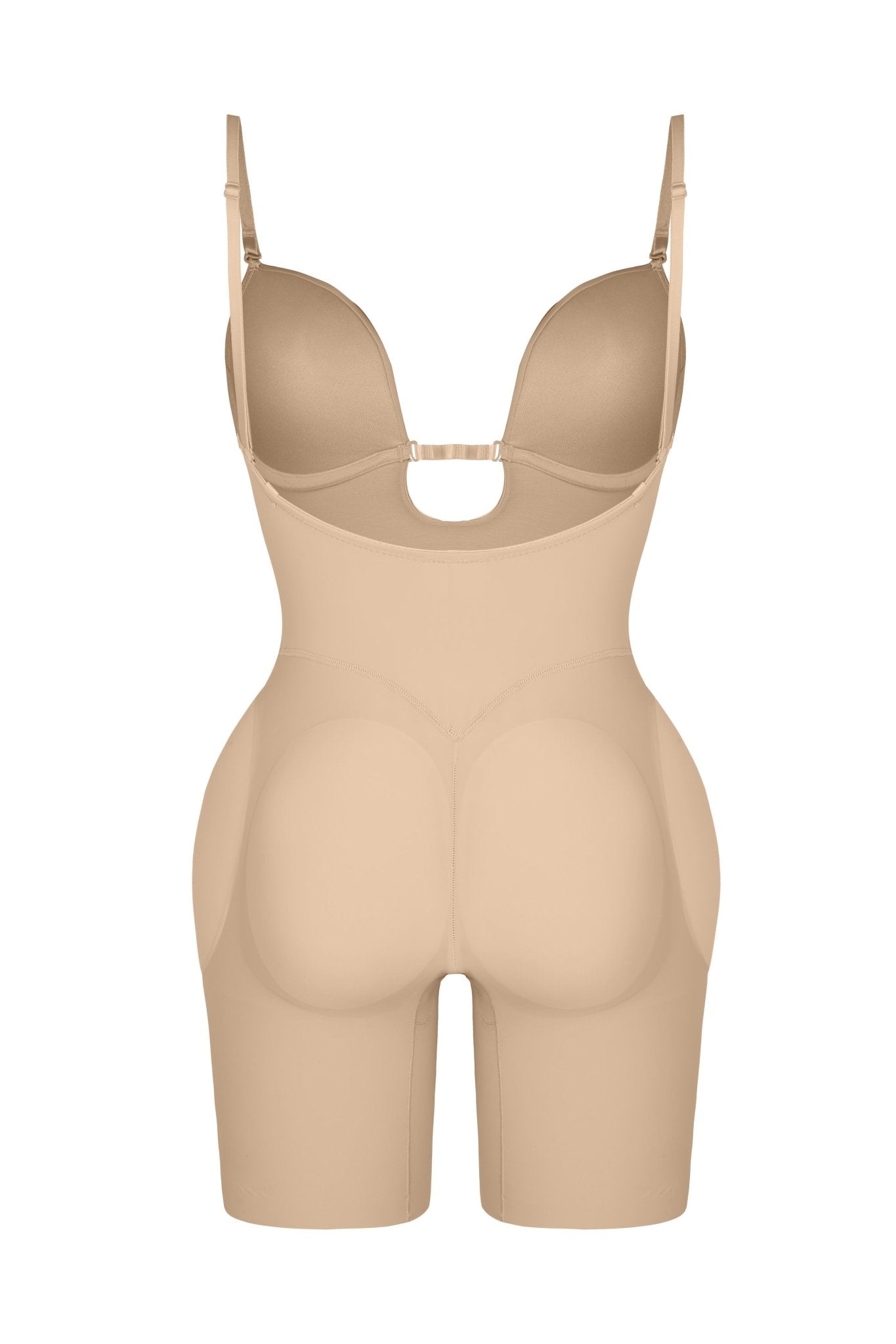 Nadia - Bodyshaper with Low Back and Removable Pads