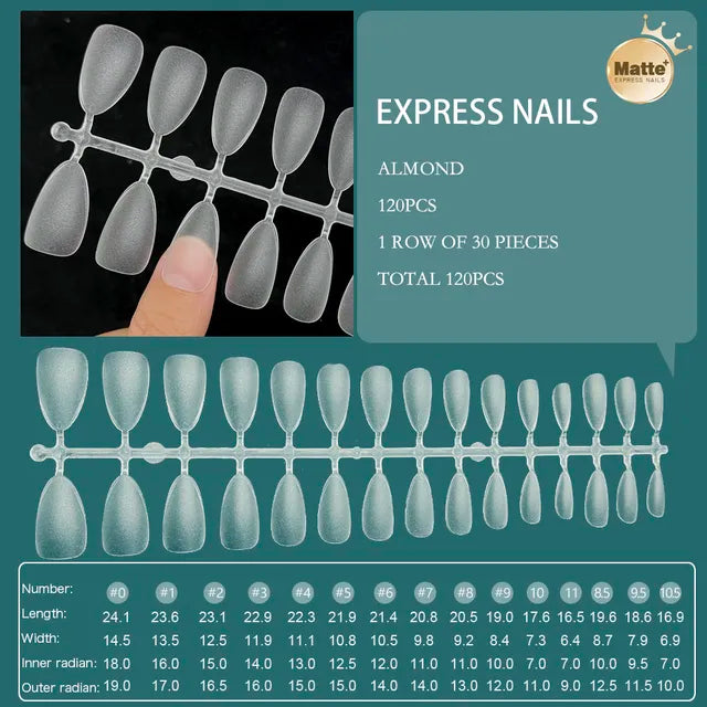 120pcs XXS Super Short  Full Cover Sculpted Soft Gel Nail Tips