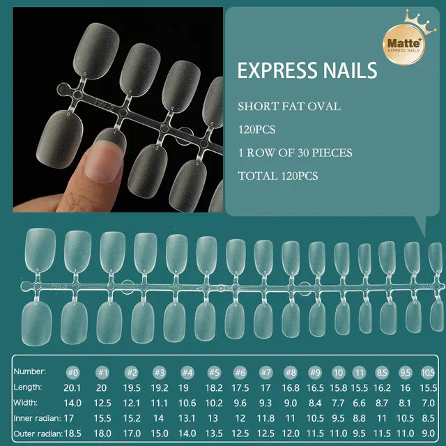 120pcs XXS Super Short  Full Cover Sculpted Soft Gel Nail Tips