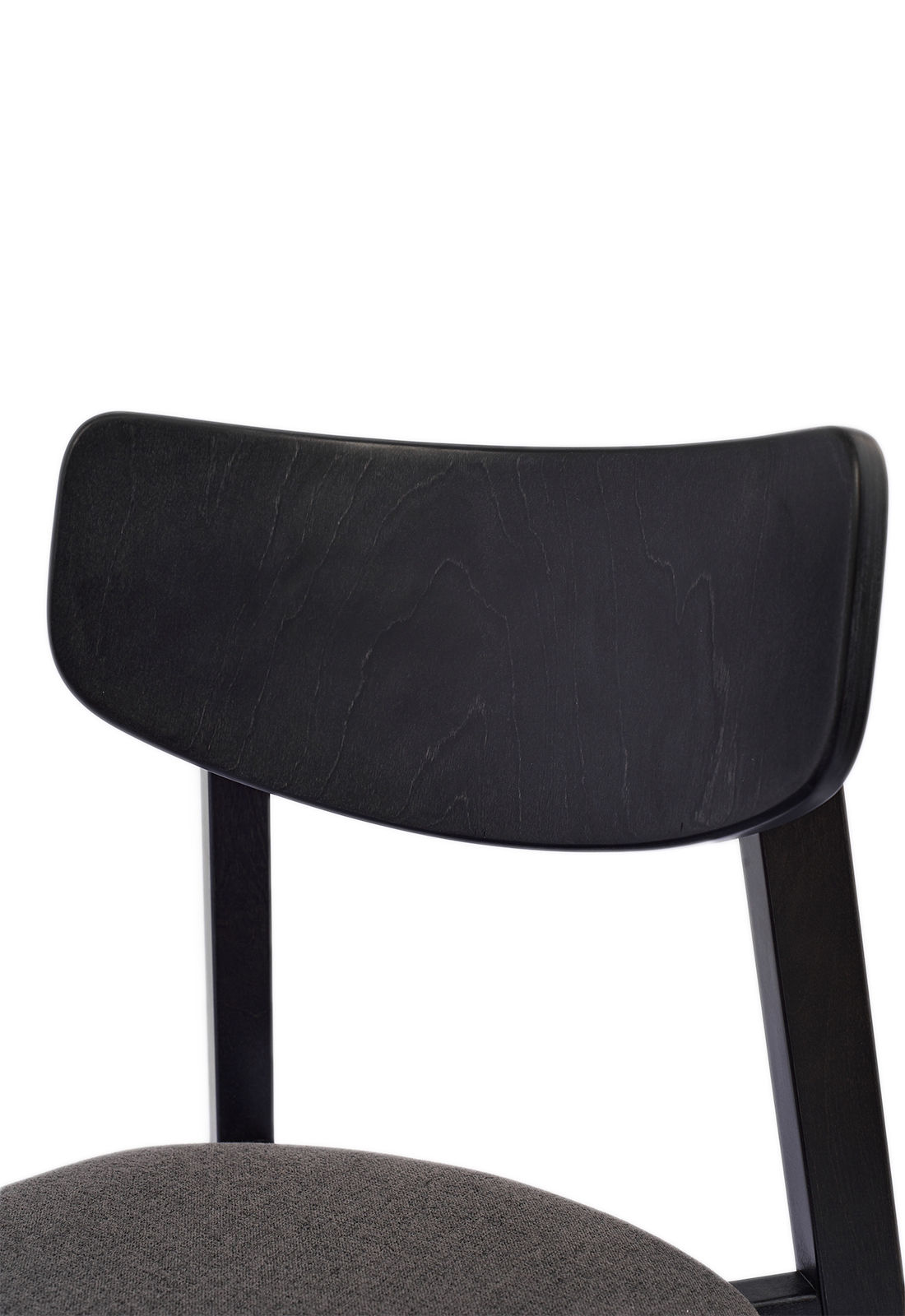 Dining Chair Vega Set of 2, Black/Gray