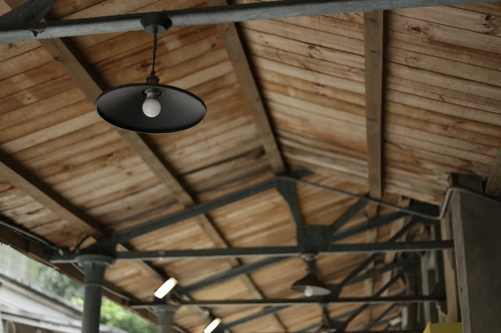Reclaimed Wood Porch Ceiling