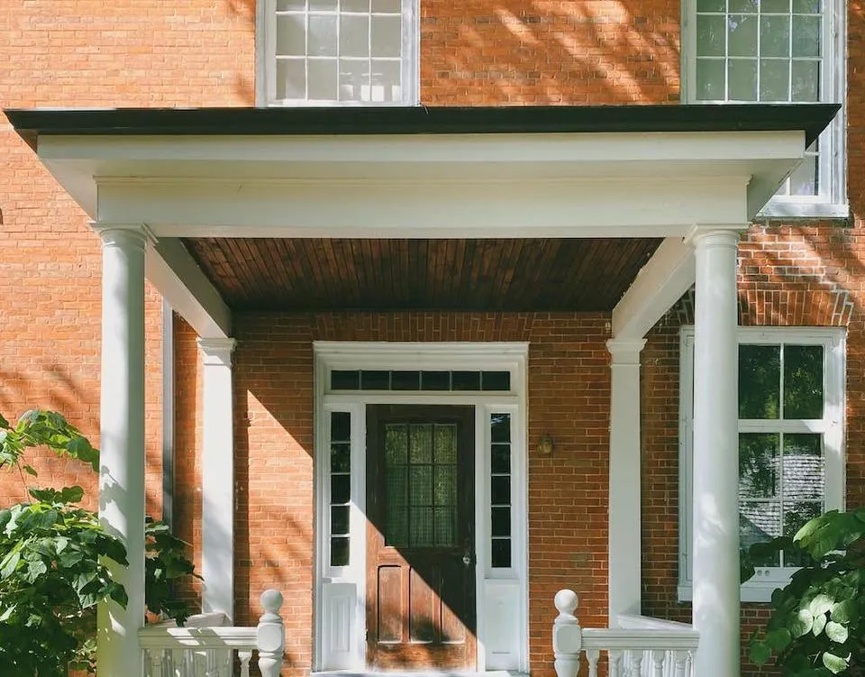 Shiplap Porch Ceiling